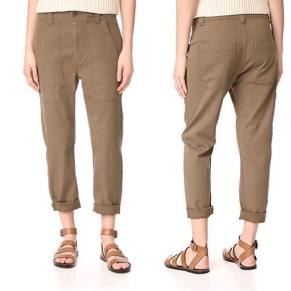 Revolve Vince Military Pant in Olive Size 6 - Picture 3 of 11